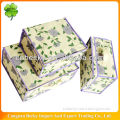 Square non woven clothes storage boxes with cover